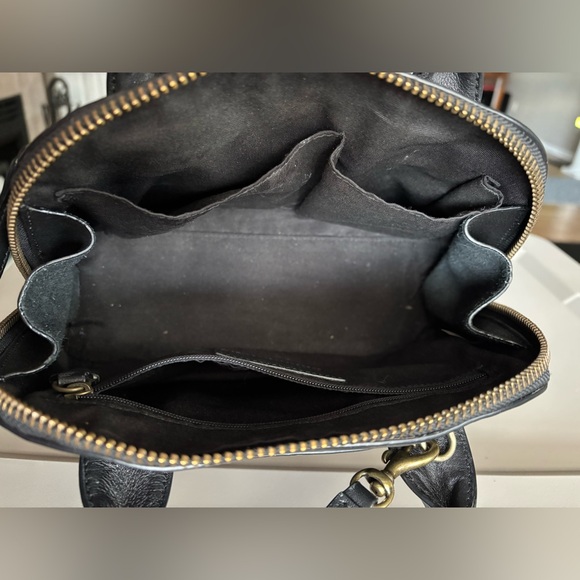 COACH Black Bleecker Mini Preston satchel/crossbody - Picture 3 of 9